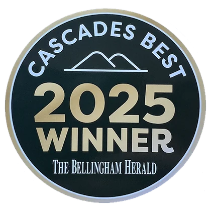 Voted Best Cleaning Service — 2025 Cascades Best badge